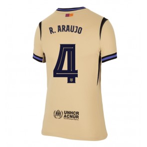 Barcelona Ronald Araujo #4 Udebanetrøje Dame 2025-26 Kortærmet